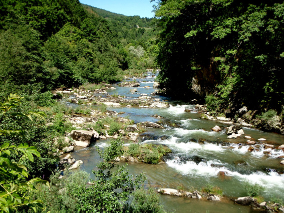 Le rio Irati en Navarre espagnole